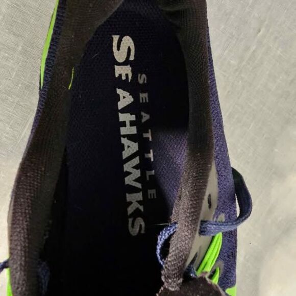 Nike Running Zoom Seahawks Sneakers Sz 12 Football - Picture 8 of 9